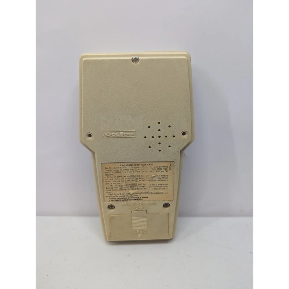 1978 Vtg Coleco Electronic Quarterback Handheld Football Game FOR PARTS/REPAIR